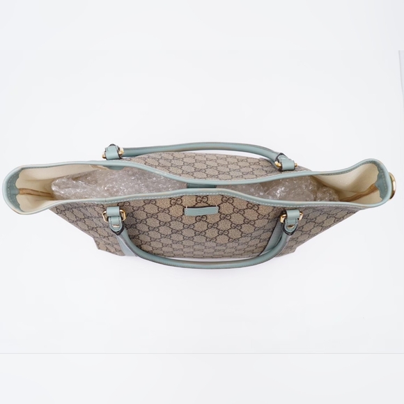 AQ49❤️Gucci GG Supreme Coated Canvas Joy Tote Gucci - Picture 10 of 13